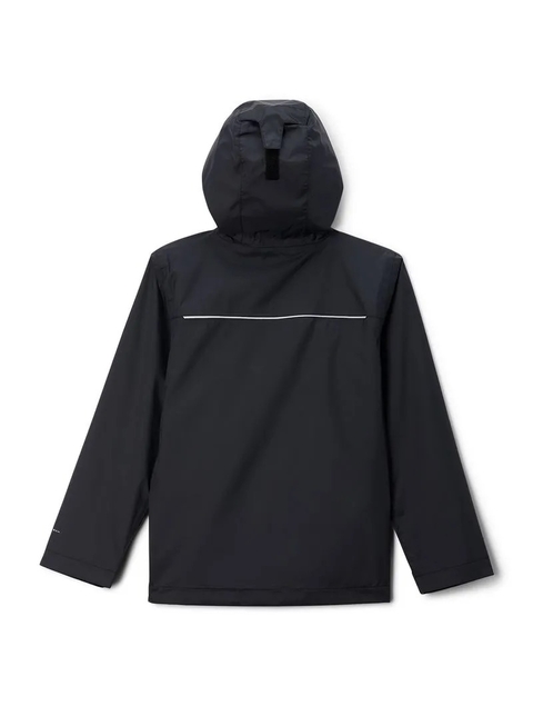 Jaqueta Corta Vento Infantil Columbia Preta - Tamanho 10 - 12 anos - loja online