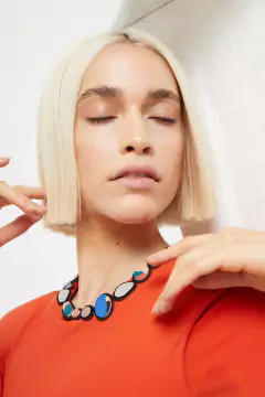 Collar Stone Small Brush Strokes - tienda online