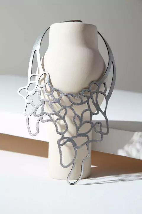 Collar Victoria Art Nouveau - Plata