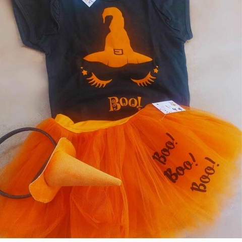 CONJUNTO BOO HALLOWEEN MANGA CORTA - comprar online