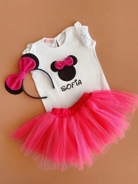 CONJUNTO MINNIE NEGRO PERSONALIZADO - comprar online