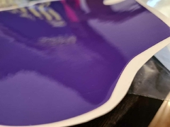 Gráficas laterales en vinilo laminado moldeable de color violeta para Honda XR600R / XR 600 (1995).
