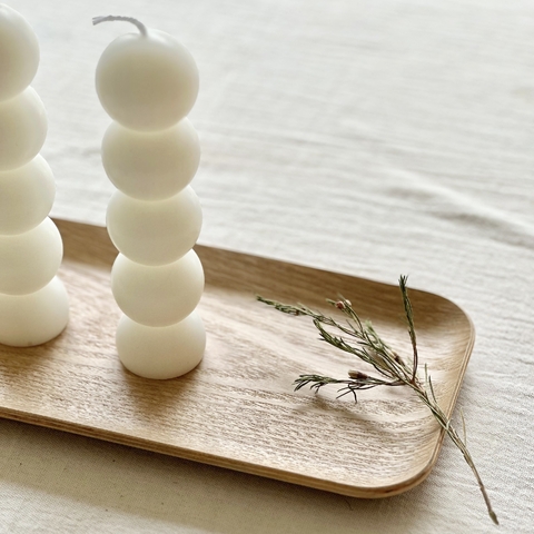 Bandeja Toscana de Madera Rectangular