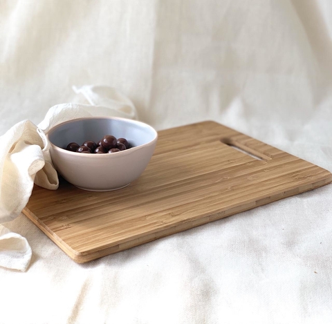 Tabla de bamboo rectangular.