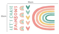 Persigamos el arcoiris 55x95cm - comprar online