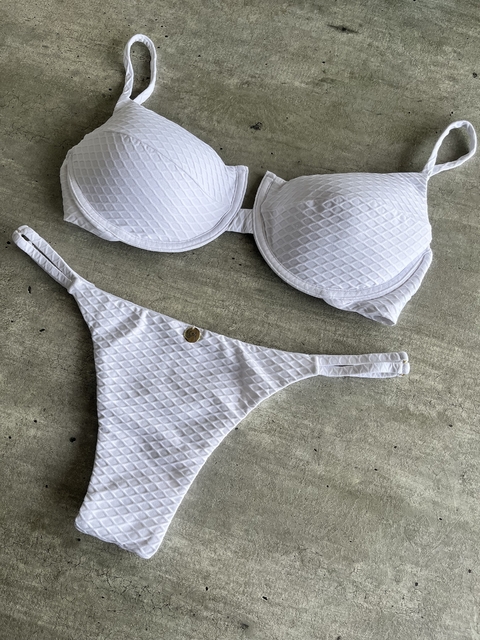 Biquíni Lizzy White Meia Taça - comprar online