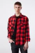 Camisa Hiro Red Black - comprar online
