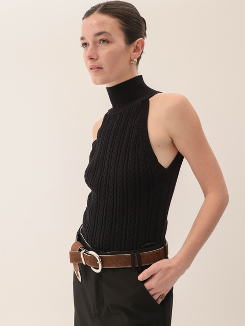 MUSCULOSA WEST NEGRA