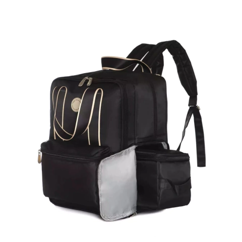 Mochila Maternal "CARMELA NEGRA"