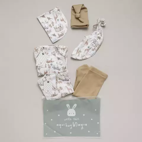 Ajuar 6 piezas BIENVENIDA "SELVA" - comprar online