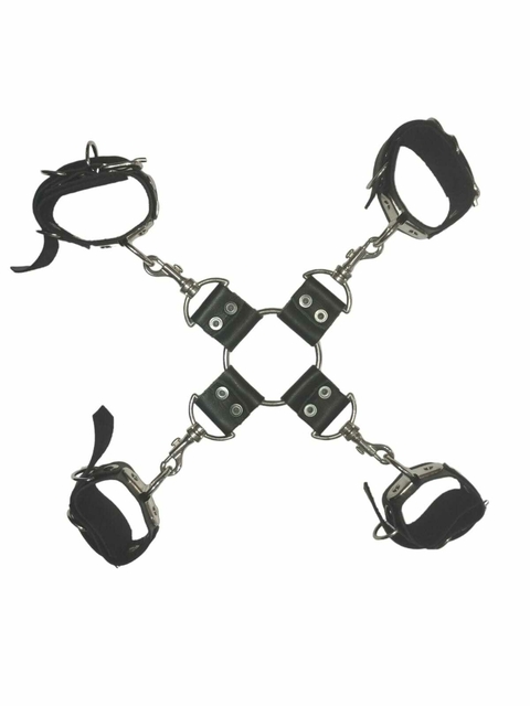 ARNÉS DE 4 PUNTOS DE PIEL Y ACERO