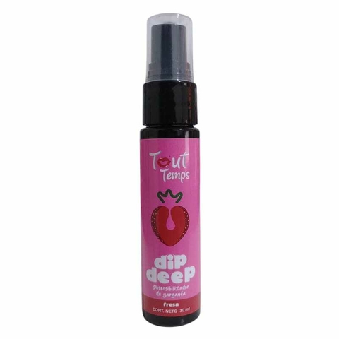 DGST-001 Desensibilizados de garganta – Dip Deep Tout Temps – Fresa