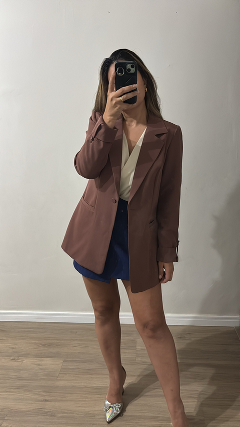 Blazer Chiara | MARROM na internet