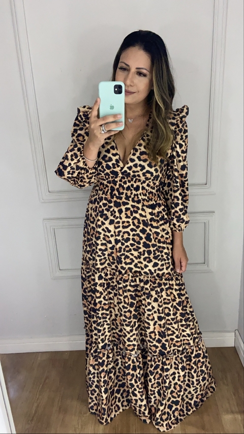 Vestido Maithe | ANIMAL PRINT - loja online