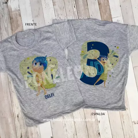 REMERA CUMPLE ALGODON - ALEGRIA (INTENSAMENTE) - comprar online