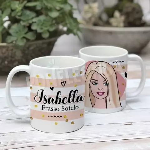 TAZA PLÁSTICA - Barbie - comprar online