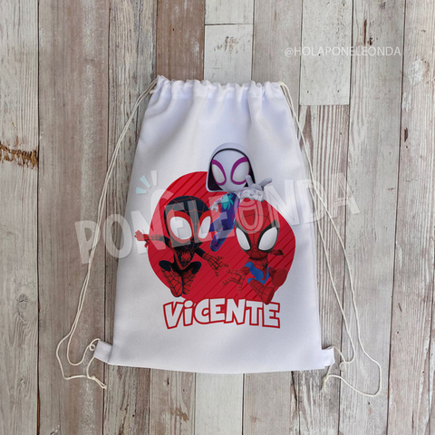 MOCHILA (Tipo Bolsita) - Spidey