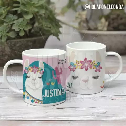 TAZA PLÁSTICA - Llamas - comprar online