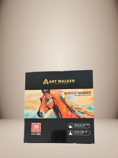 SET X 36 MARCADORES ACRILICOS 2 PUNTAS - comprar online