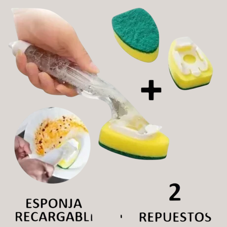 ESPONJA RECARGABLE CON 2 REPUESTOS (273) - comprar online