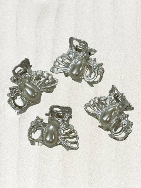 BROCHE CON FORMITAS PARA PELO CON DETALLE PERLAS - comprar online