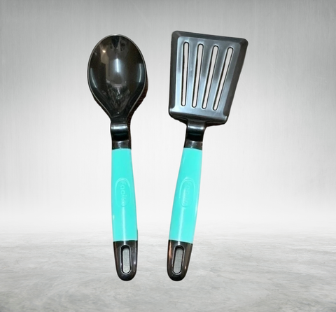CUCHARON Y ESPATULA BICOLOR - comprar online