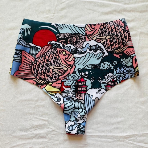CULOTTE LESS TIRO ALTO SEGUNDA PIEL PECES