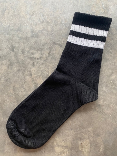 MEDIAS TENNIS NEGRO Y BLANCO