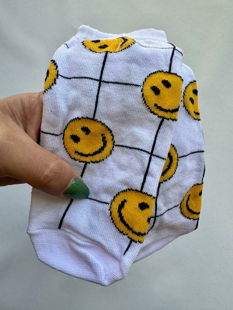 SOQUETES SMILE GRID BLANCOS