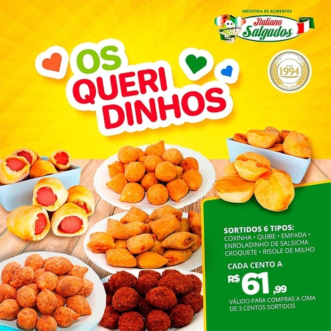 OS QUERIDINHOS R$ 61,90 - Acima de 300 unid. (Atacado) - comprar online