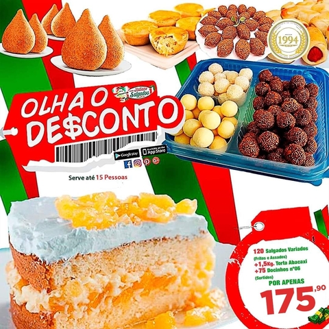 OLHA O DESCONTO! Combo Torta Naked Cake Creme de Abacaxi!! DELÍCIAAAA!!!
