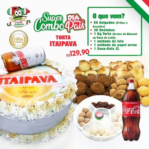 Kit Dia Dos Pais nª04 - Torta Tema Dia dos Pais C/Cerveja Itaipava - comprar online