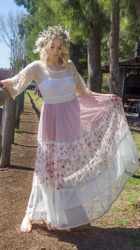 Vestido Hortensia Floral