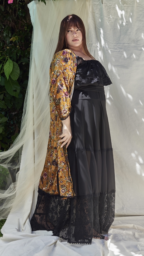 KIMONO DORADO CHIFFON