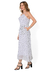 Imagem do Vestido Bisô Midi Lastex Poá Branco