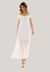 Vestido Decote Off White - comprar online