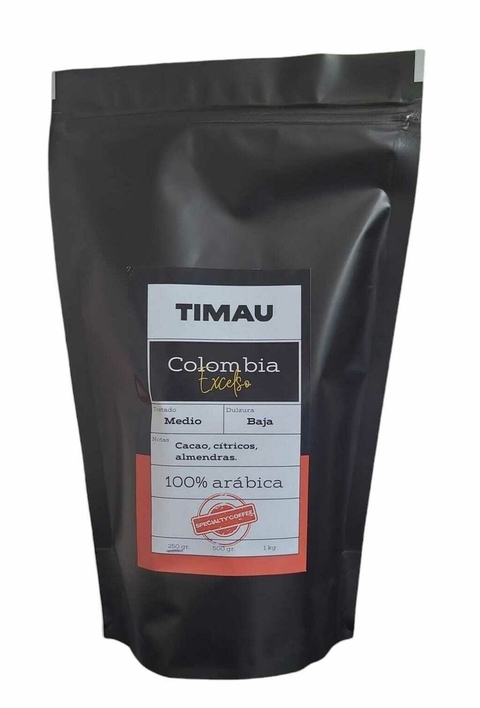 Café de Especialidad Timau Colombia Excelso para Cafetera Express x 250 grs