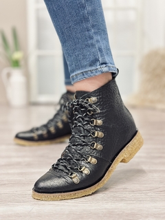 BORCEGO BUDAPEST CREPPE NEGRO - tienda online