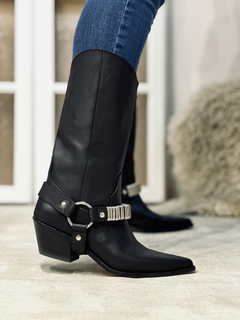 TEXANA TEXAS NEGRA CON ESTRIBO - tienda online
