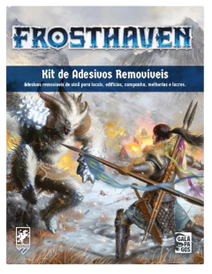 Frosthaven + Adesivos Removíveis + Sacola TNT - Caixinha Boardgames