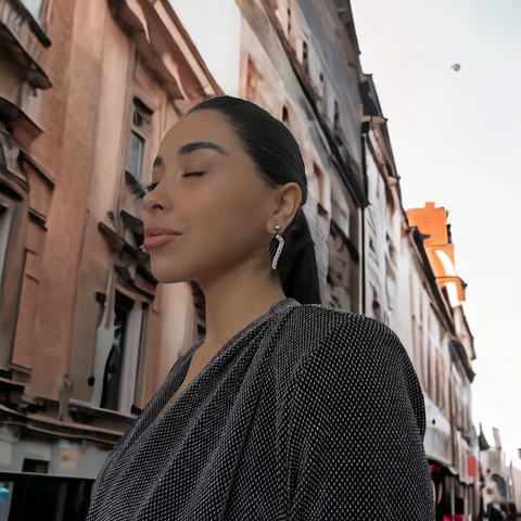 par de aros Mini Murcia negro