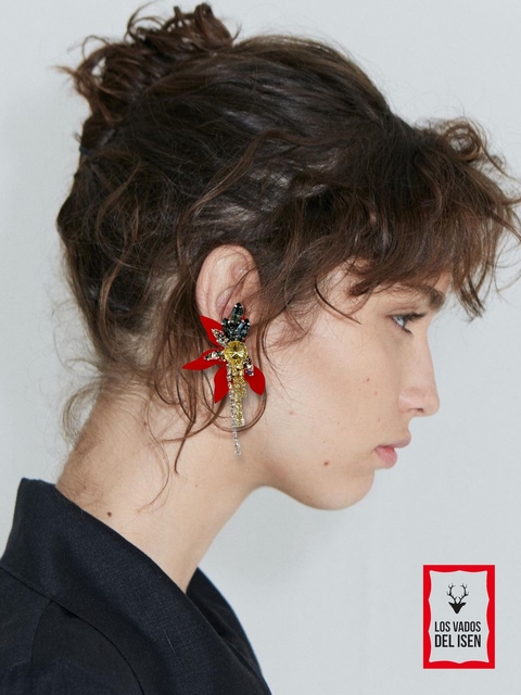 Aros Semi buki fiesta Rojo