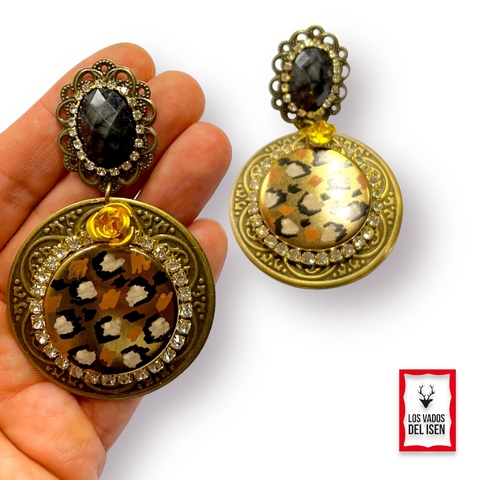 Par de aros Emma print