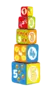 Cubos apilables de tela Números