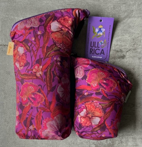 Set Matero Puffer Pensamiento Rosa - comprar online