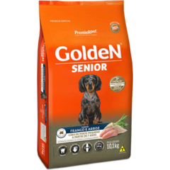 Golden Cães Senior Peq Porte Frango & Arroz 10,1kg