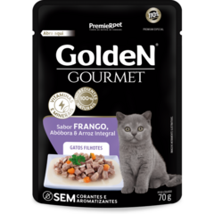 Golden Gatos Sache Gourmet Filhotes Frango 70g