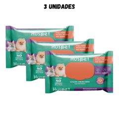 Lenço Umedecido Huspet 80 und combo com 3und - comprar online