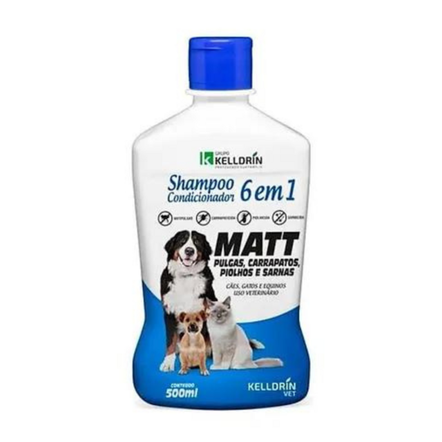 Shampoo e Cond Kelldrin Antipulgas Piolho Sarna Matt Shampoo e Cond Kelldrin Antipulgas Piolho Sarna Matt