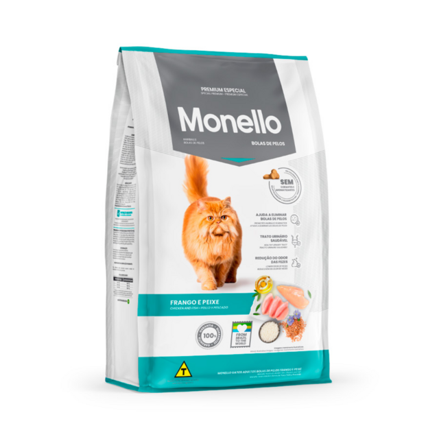 Monello Gatos Adultos Bolas de Pelos 1Kg - comprar online Monello Gatos Adultos Bolas de Pelos 1Kg - comprar online
